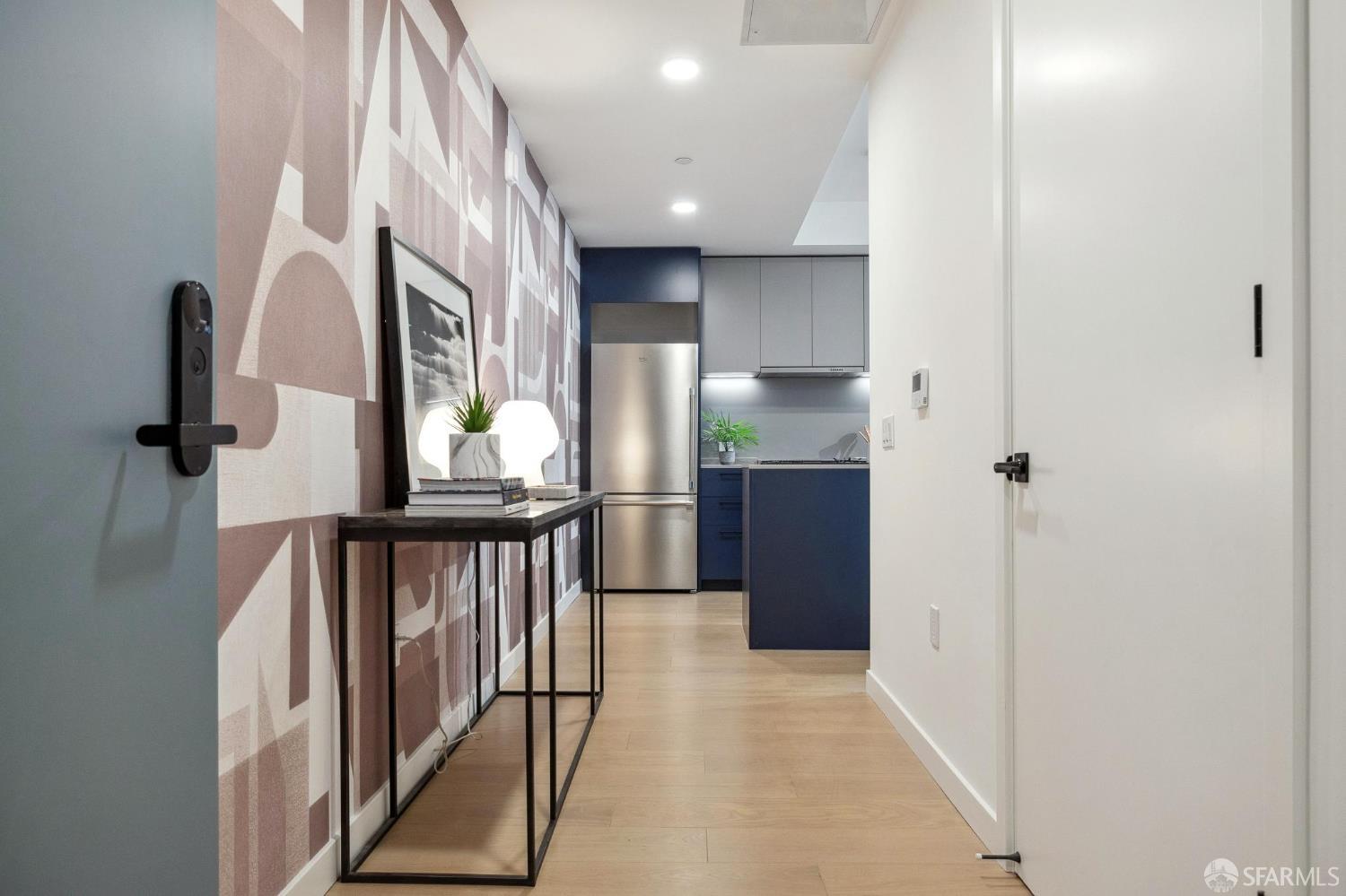 988 Harrison Street, Unit YH2 San Francisco, CA 94107 - Photo 5 of 17 a view of hallway with stairs