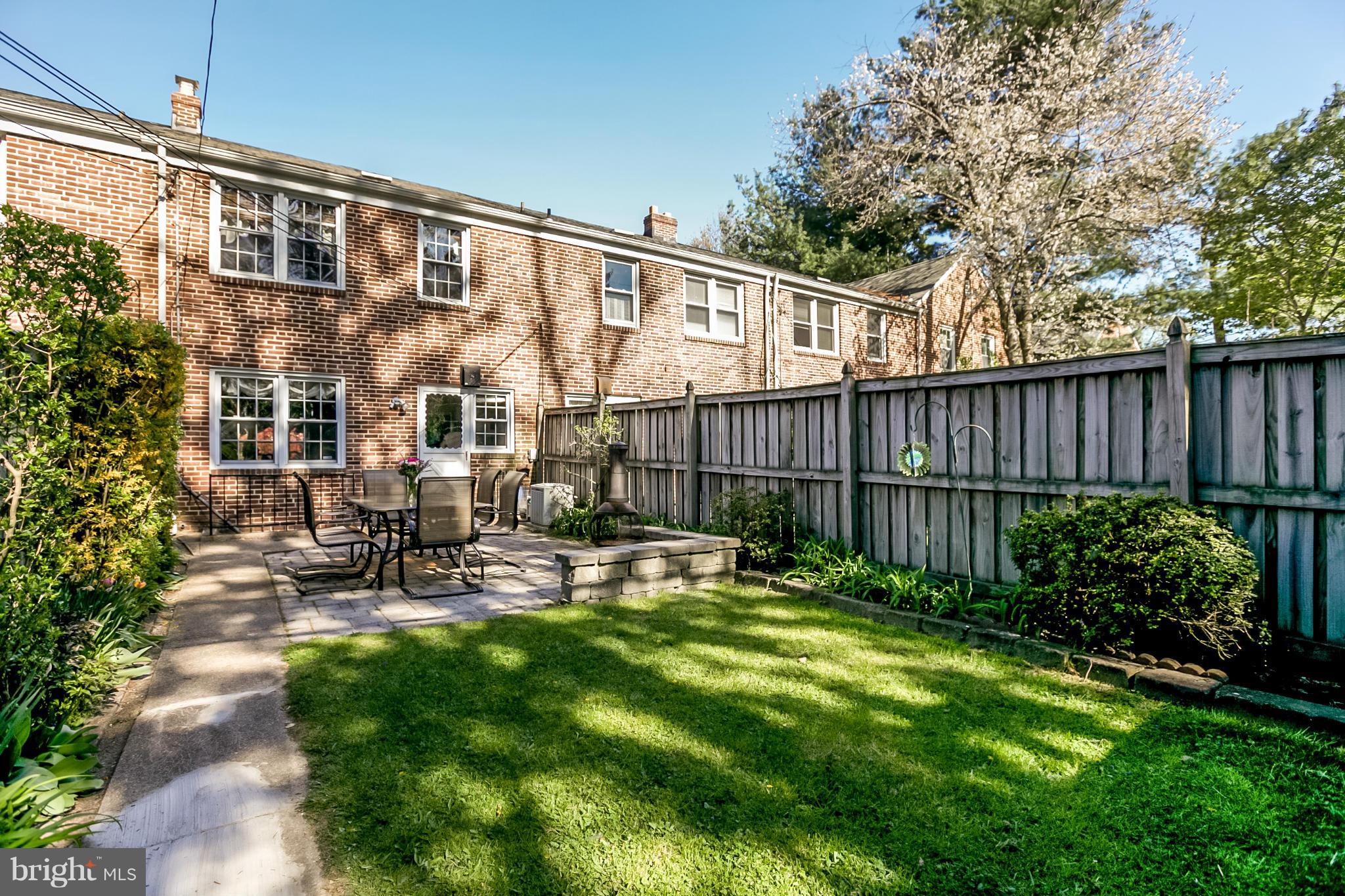7120 Heathfield Road Baltimore, MD 21212 - Photo 27 of 29 a view of backyard with a patio and outdoor seating