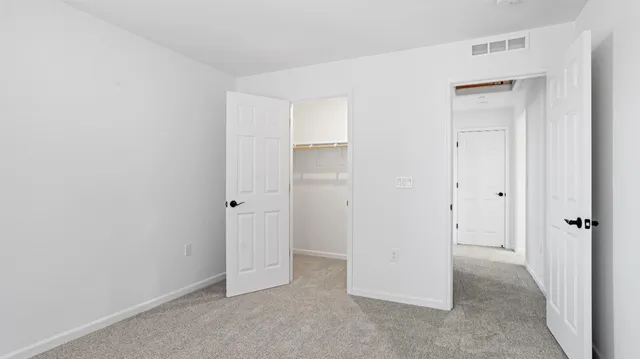 a view of an empty room