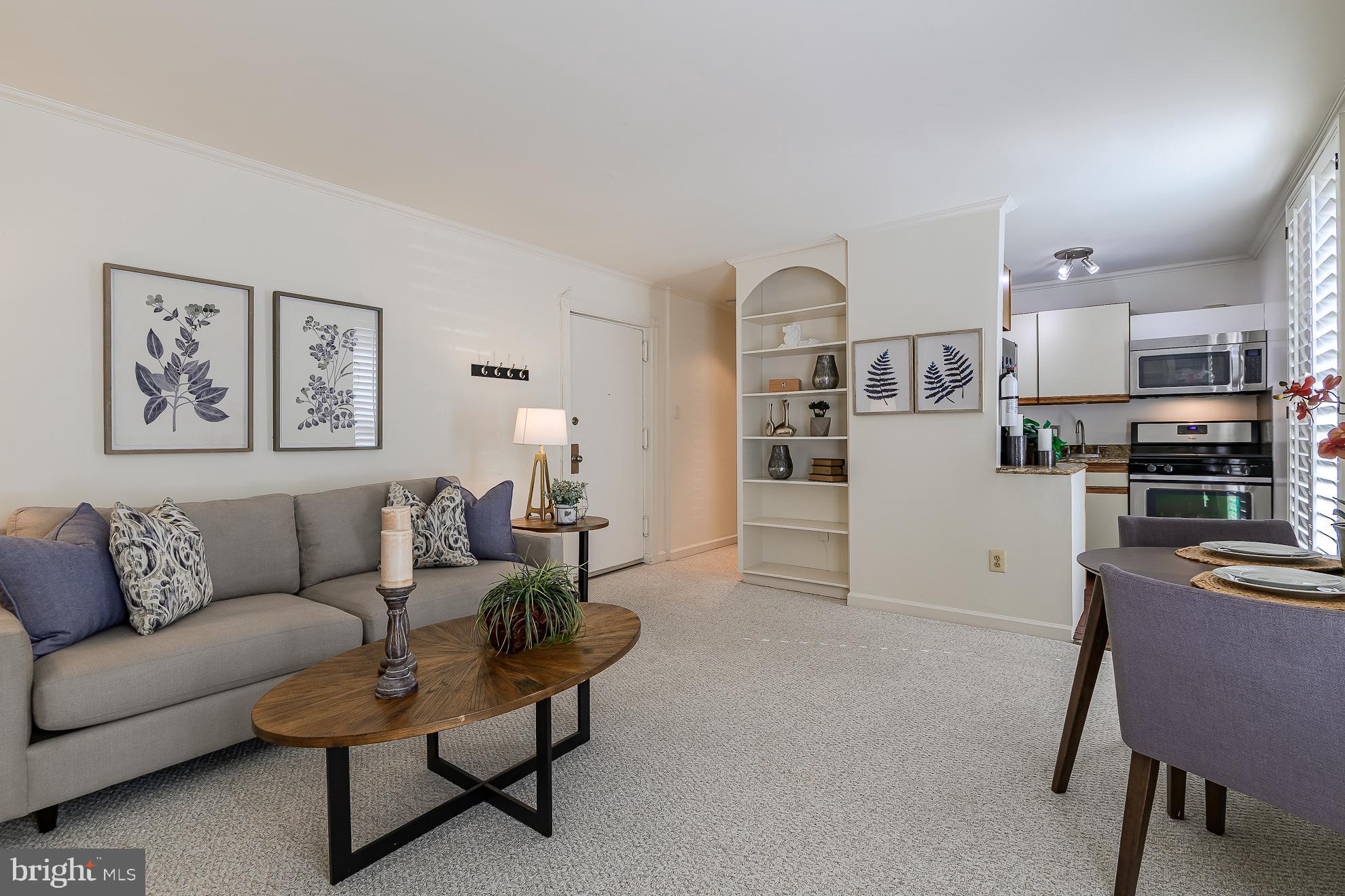 333 2nd Street Northeast, Unit 206 Washington, DC 20002 - Photo 5 of 17 with wall to wall carpet