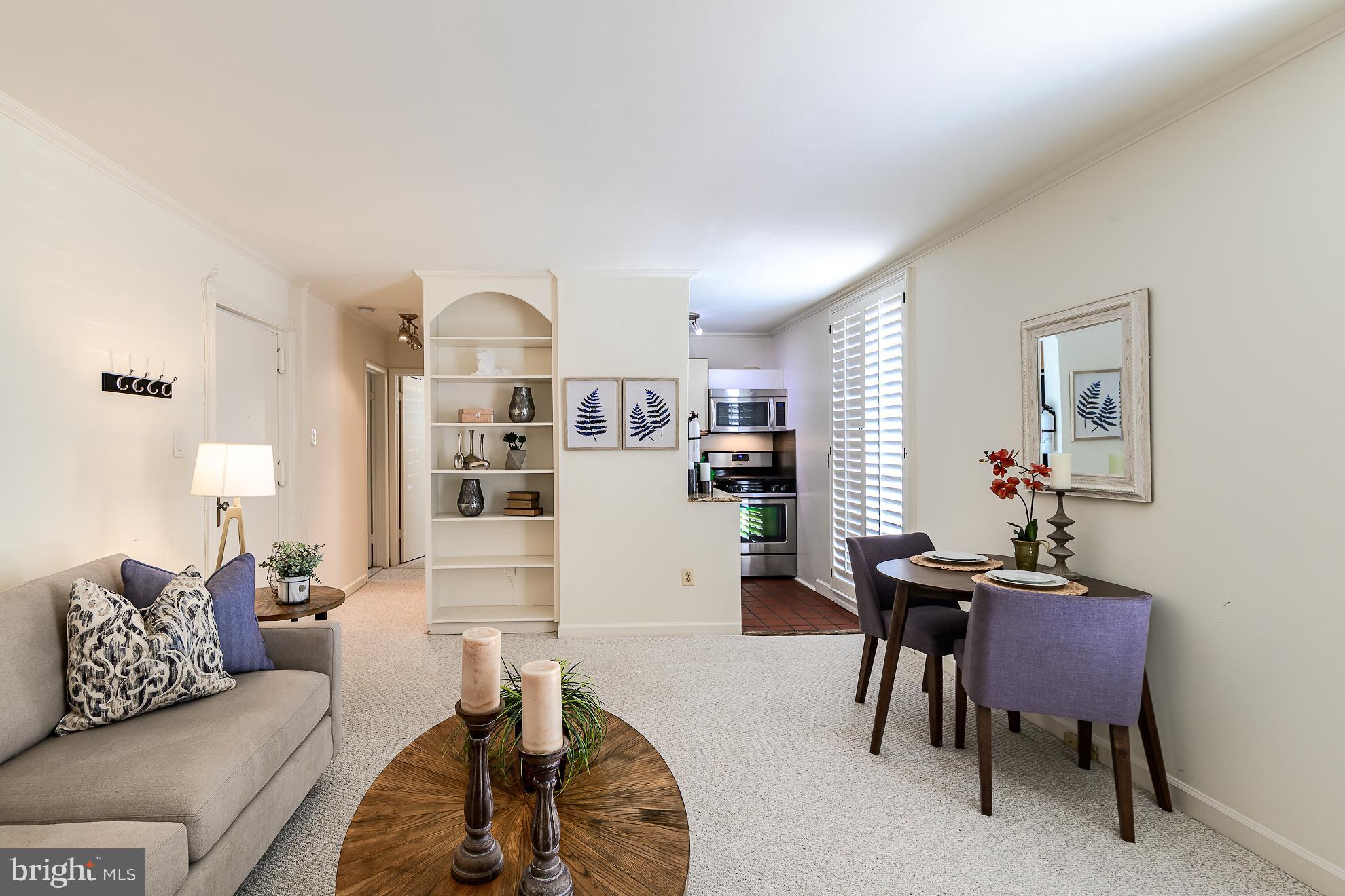 333 2nd Street Northeast, Unit 206 Washington, DC 20002 - Photo 6 of 17 Kitchen is partially open to living area.