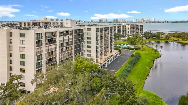 a view of a city with tall buildings