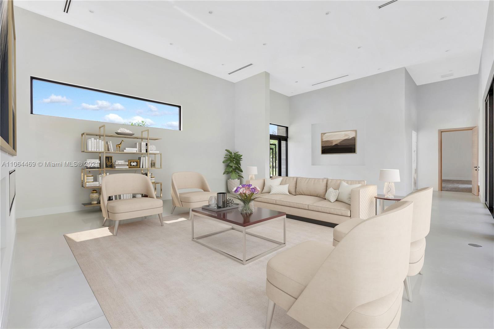 12701 Stirling Road Southwest Ranches, FL 33330 - Photo 10 of 38 a living room with furniture and white walls