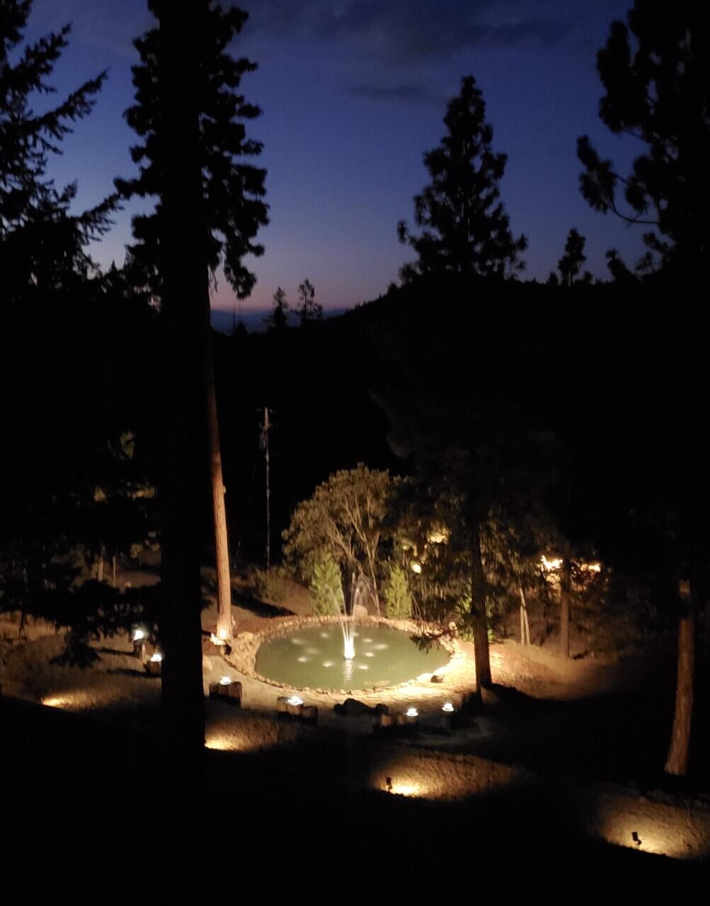 253 Wren Ridge Drive Eagle Point, OR 97524 - Photo 77 of 77 thumbnail_Water Feature at night