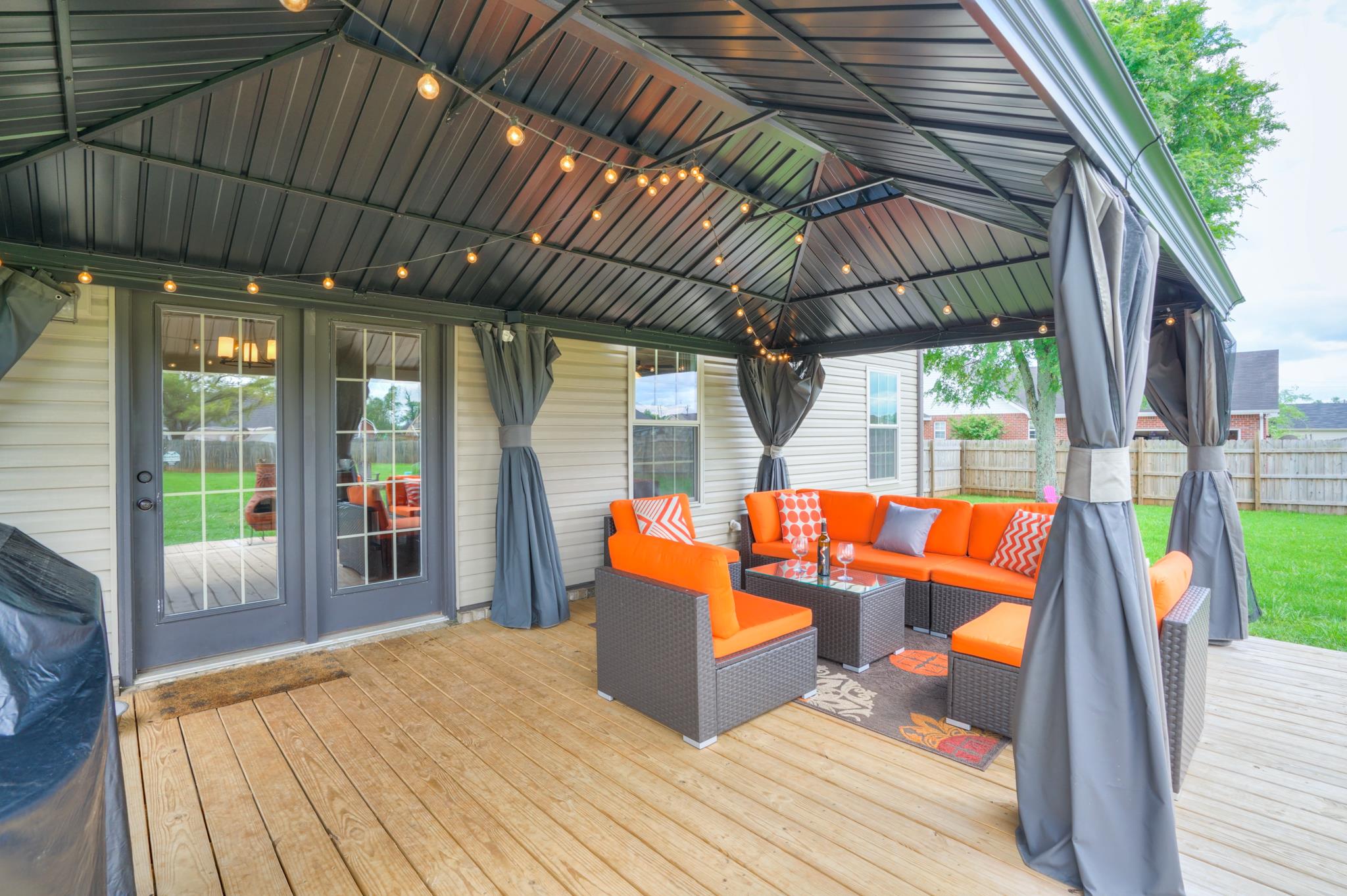 5051 Epps Mill Road Christiana, TN 37037 - Photo 20 of 26 New large gazebo and deck, great for entertaining and enjoying the shade.