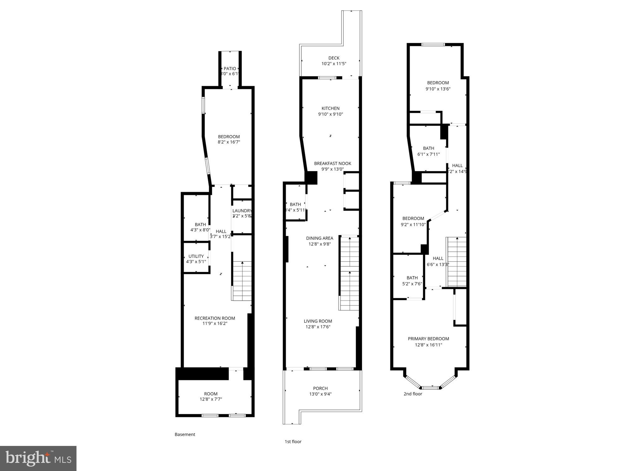 1619 Appleton Street Baltimore, MD 21217 - Photo 24 of 24 Full Floor Plan