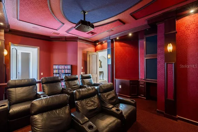 an aerial view of residential house with outdoor space and street view