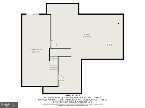 a picture of a room with a door