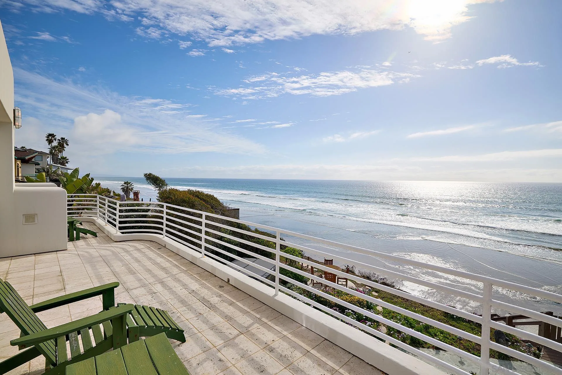 1630 Neptune Avenue Encinitas, CA 92024 - Photo 16 of 25 a view of a terrace with wooden floor and city view