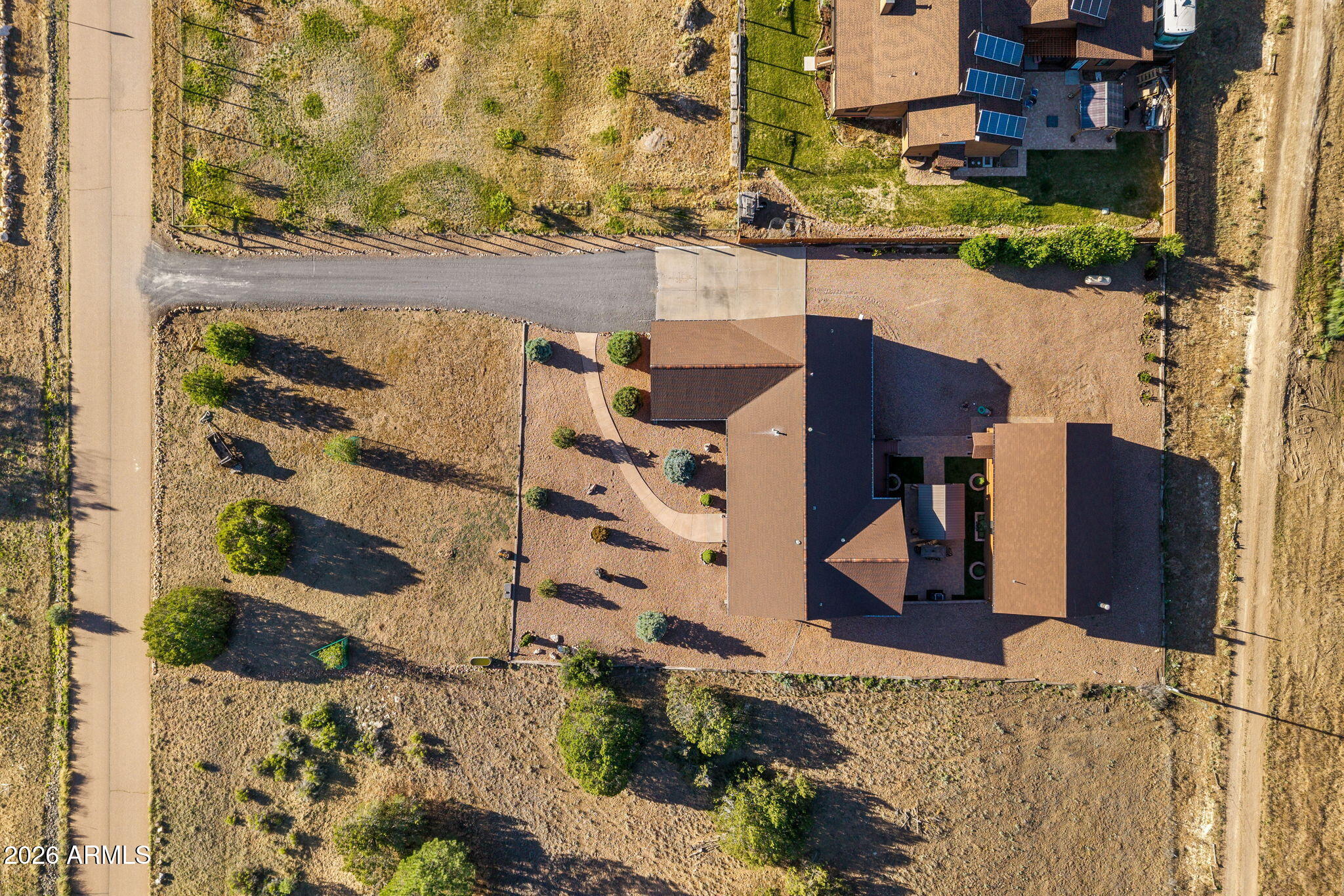 2868 South Meadow Road Heber, AZ 85928 - Photo 57 of 63 aerial view of a house with a yard