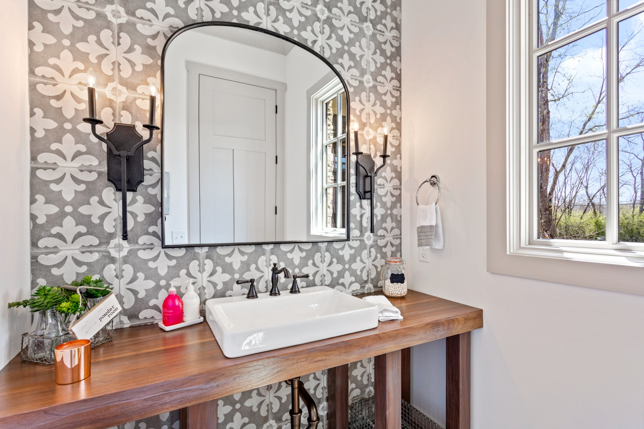3330 Bailey Road Franklin, TN 37064 - Photo 20 of 37 a bathroom with a sink and a mirror