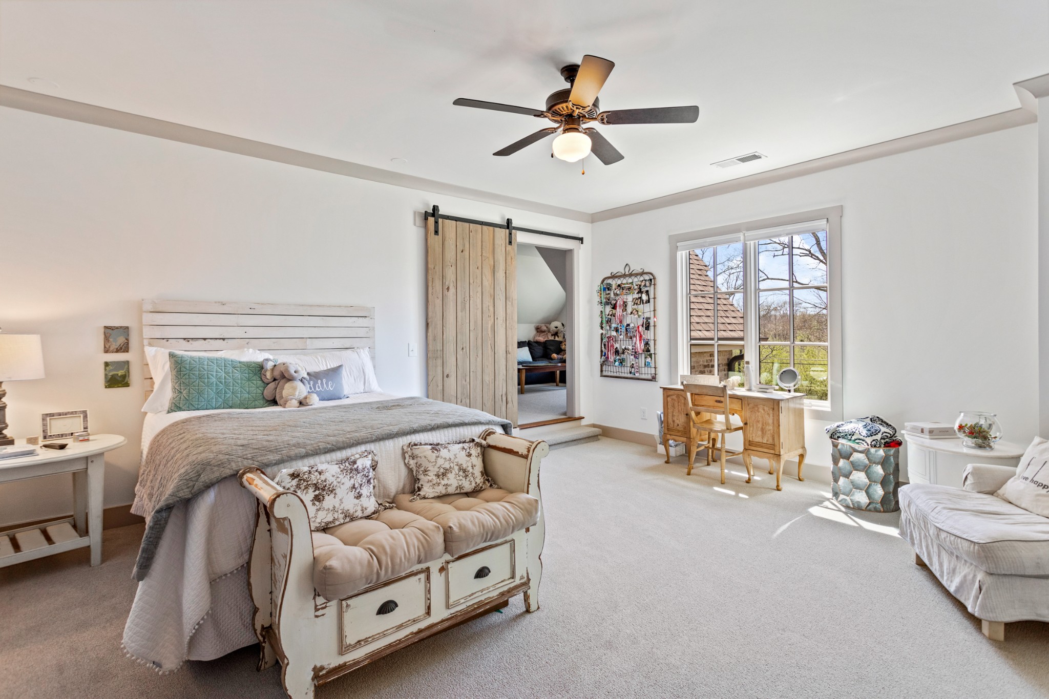 3330 Bailey Road Franklin, TN 37064 - Photo 27 of 37 a bedroom with a bed couch and a window