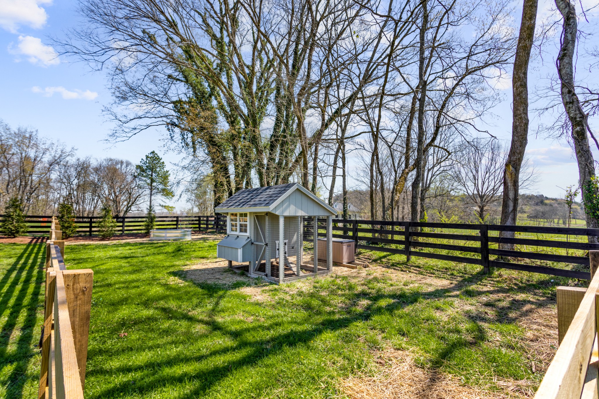 3330 Bailey Road Franklin, TN 37064 - Photo 32 of 37 a front view of a house with garden and sitting area