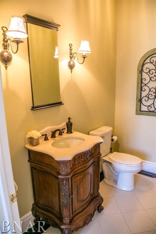 21192 North 500th Road East Benson, IL 61516 - Photo 15 of 30 a bathroom with a sink and a toilet