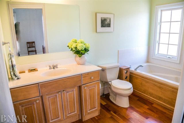 21192 North 500th Road East Benson, IL 61516 - Photo 19 of 30 a bathroom with a sink toilet and window