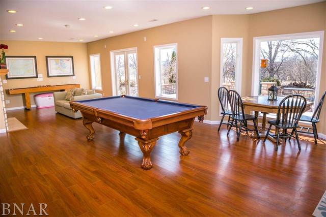 21192 North 500th Road East Benson, IL 61516 - Photo 23 of 30 a room with furniture pool table wooden floor and windows
