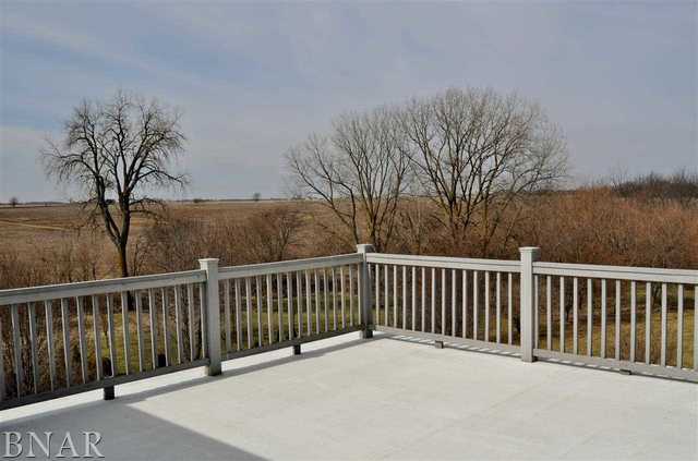 21192 North 500th Road East Benson, IL 61516 - Photo 26 of 30 a terrace view with wooden fence
