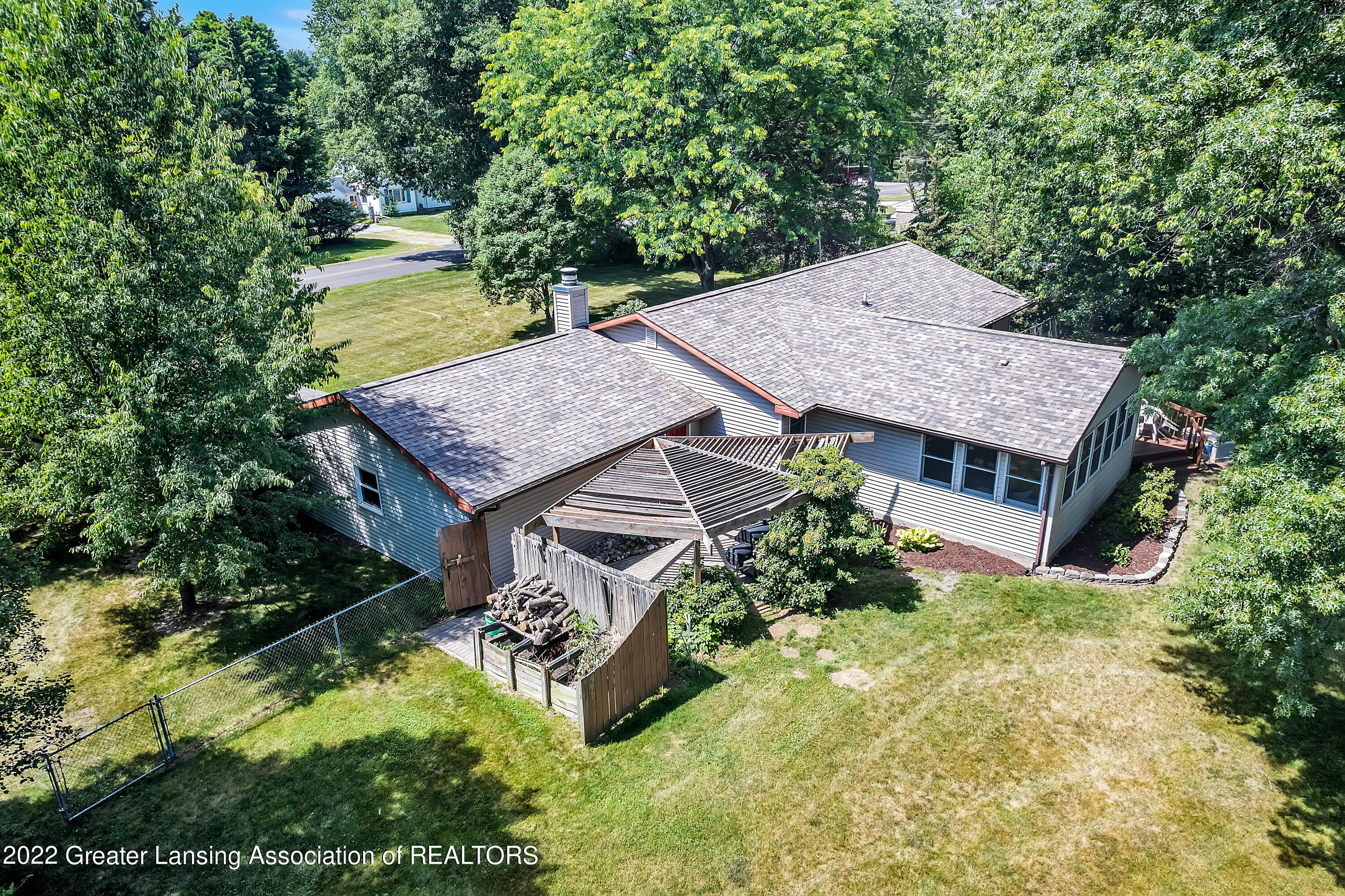 9873 Coleman Road Haslett, MI 48840 - Photo 38 of 46 Aerial View