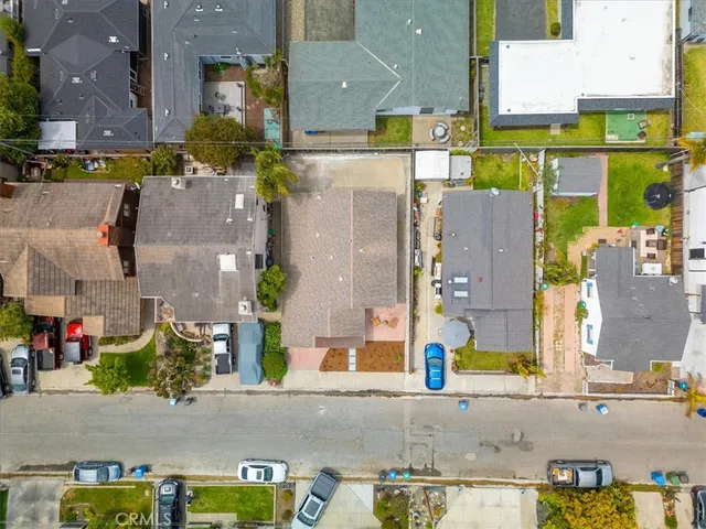 a view of a city with mountain