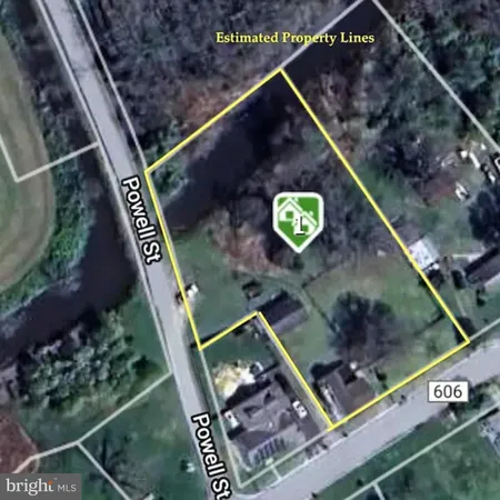 a aerial view of a house