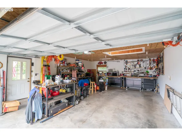 a view of a storage in a room