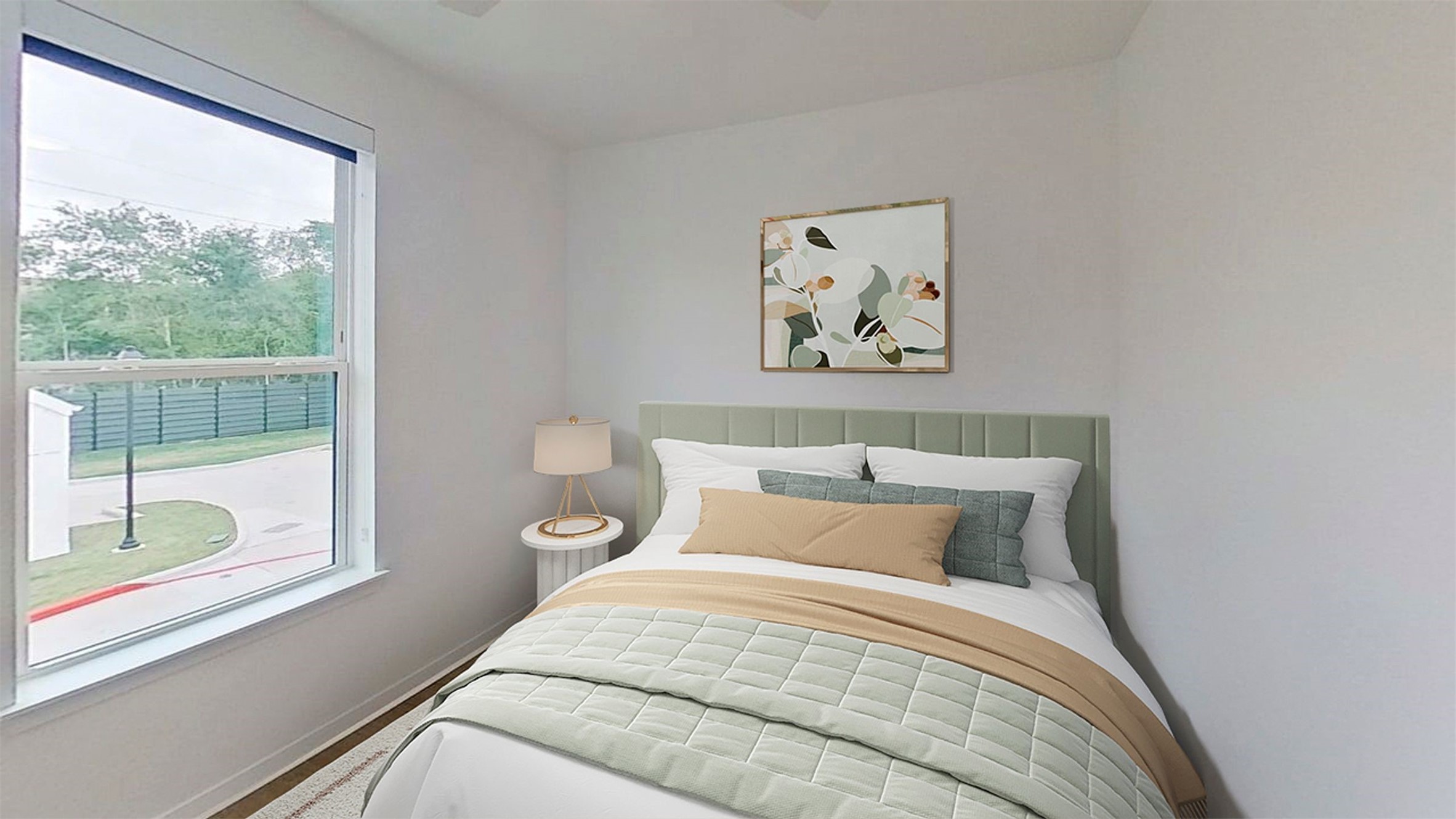 1941 Sawdust Road, Unit 244 The Woodlands, TX 77380 - Photo 8 of 16 a bedroom with a bed and a painting on the wall