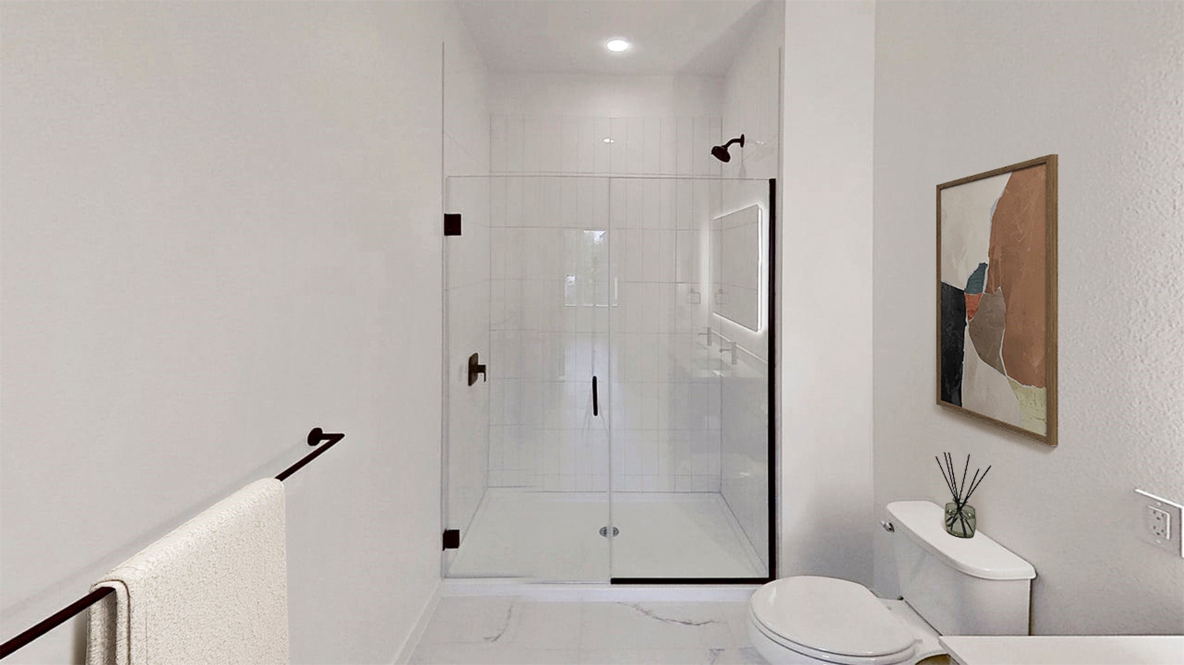 1941 Sawdust Road, Unit 244 The Woodlands, TX 77380 - Photo 9 of 16 a bathroom with a toilet sink and shower