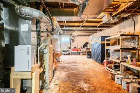 a view of storage and utility room