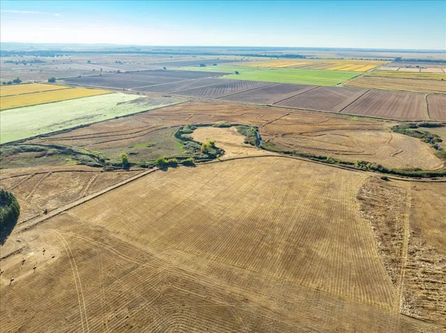 a view of a swimming pool and an outdoor space