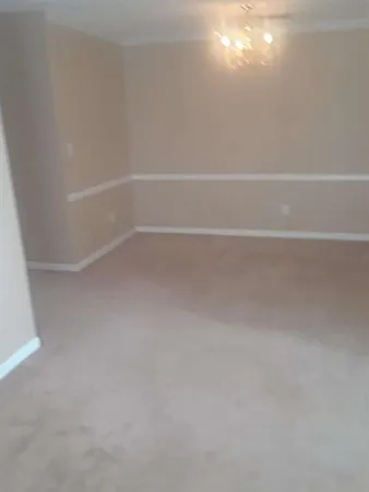 a view of small space with racks on the wall