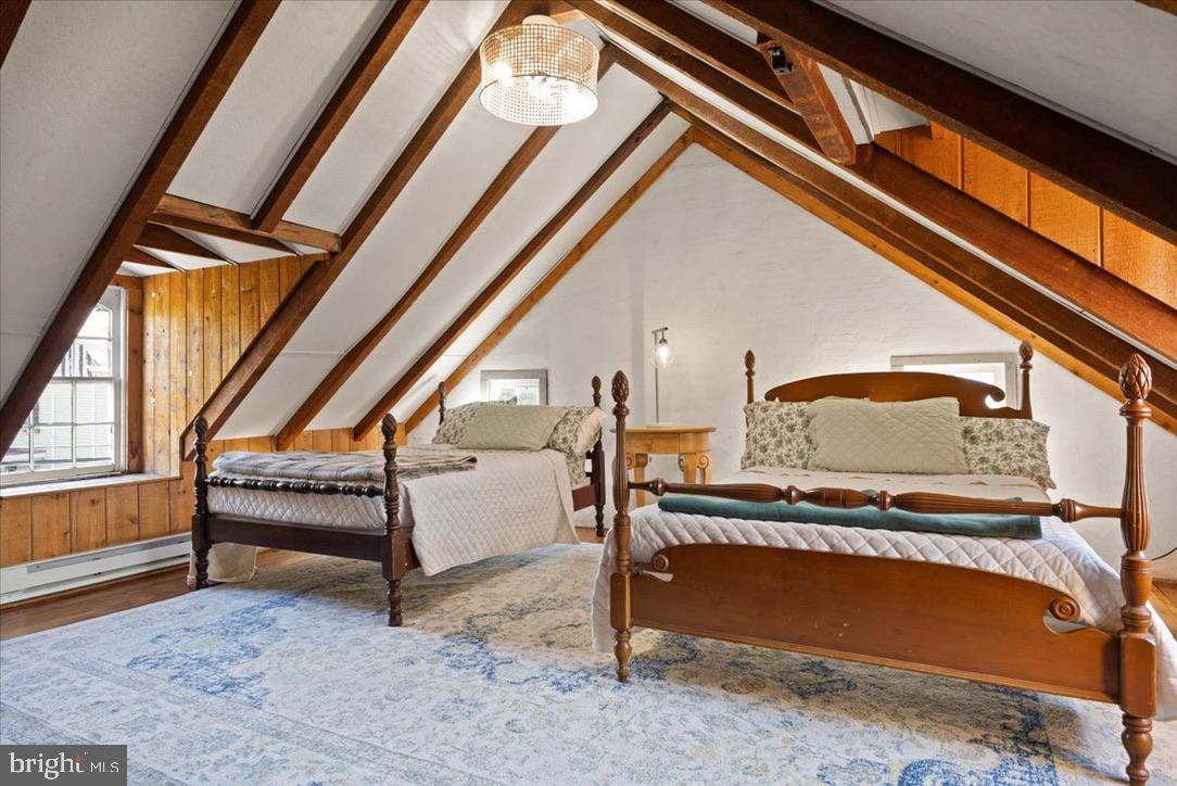 1507 River Road New Hope, PA 18938 - Photo 10 of 22 Charming attic retreat with rustic beams.