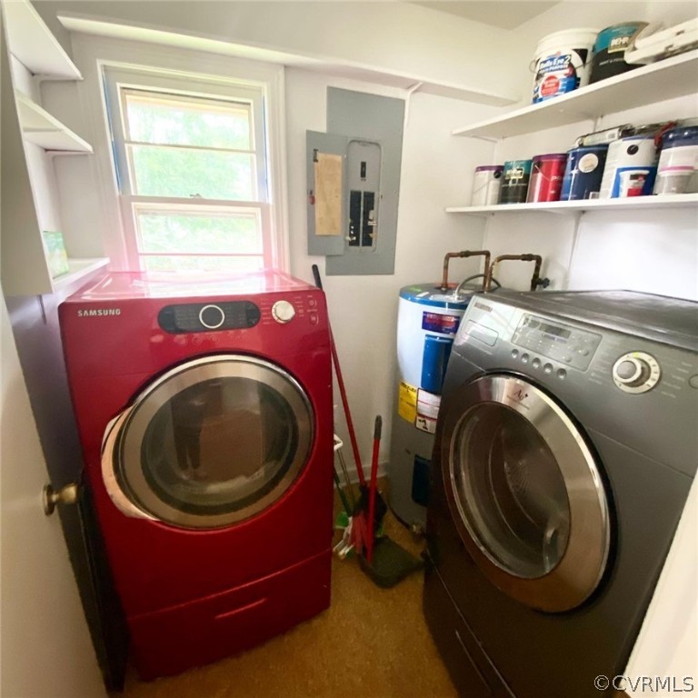 4210 Treely Road Chester, VA 23831 - Photo 26 of 39 a utility room with dryer washer and a window