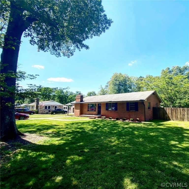4210 Treely Road Chester, VA 23831 - Photo 3 of 39 a view of a house with a big yard