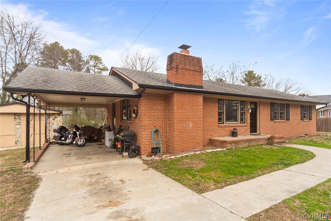 4210 Treely Road Chester, VA 23831 - Photo 5 of 39 a view of a house with a patio