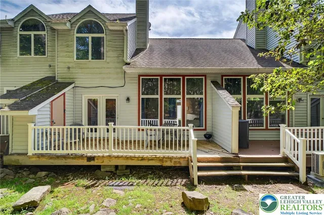 a view of front door