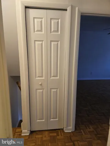 a view of a room with an empty space