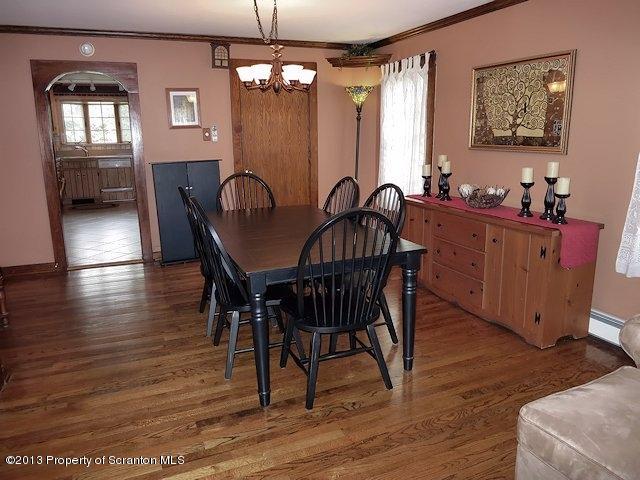 3441 Madisonville Road Moscow, PA 18444 - Photo 5 of 28 a view of a dining room with furniture window and wooden floor