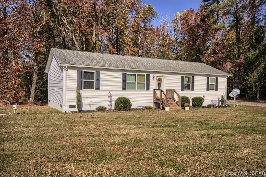 354 Weems Road Weems, VA 22576 - Photo 19 of 24 Single story home featuring a front lawn