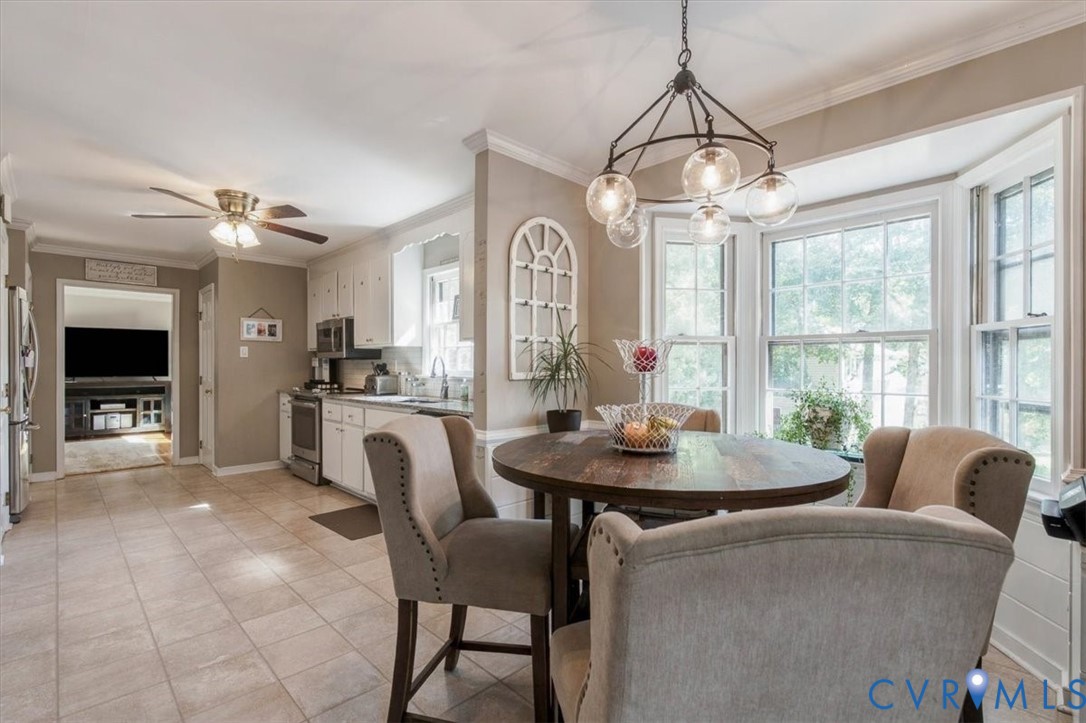 863 Watch Hill Road Midlothian, VA 23114 - Photo 22 of 62 Kitchen featuring a bay window, recessed lighting,