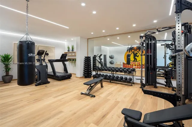 a view of a chairs and table in patio