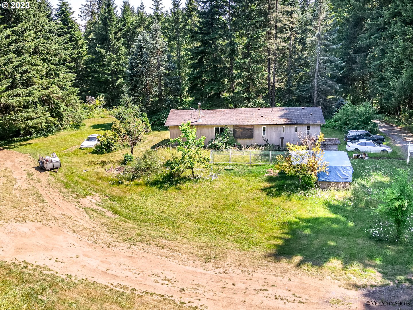 38971 Southeast Rude Road Sandy, OR 97055 - Photo 27 of 46 a view of a house with a yard and lake view