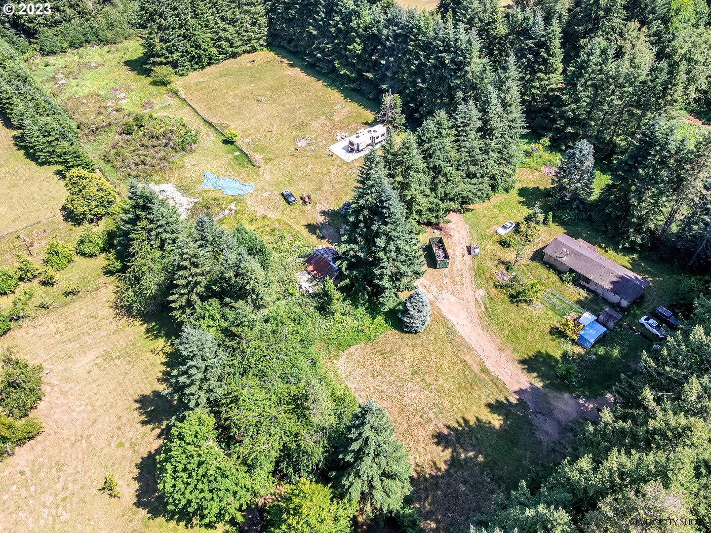 38971 Southeast Rude Road Sandy, OR 97055 - Photo 31 of 46 an aerial view of a house