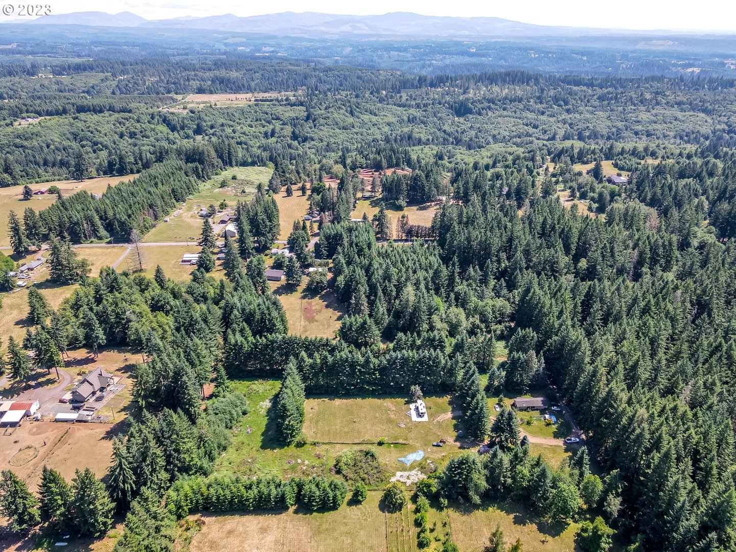38971 Southeast Rude Road Sandy, OR 97055 - Photo 36 of 46 an aerial view of residential house and green space
