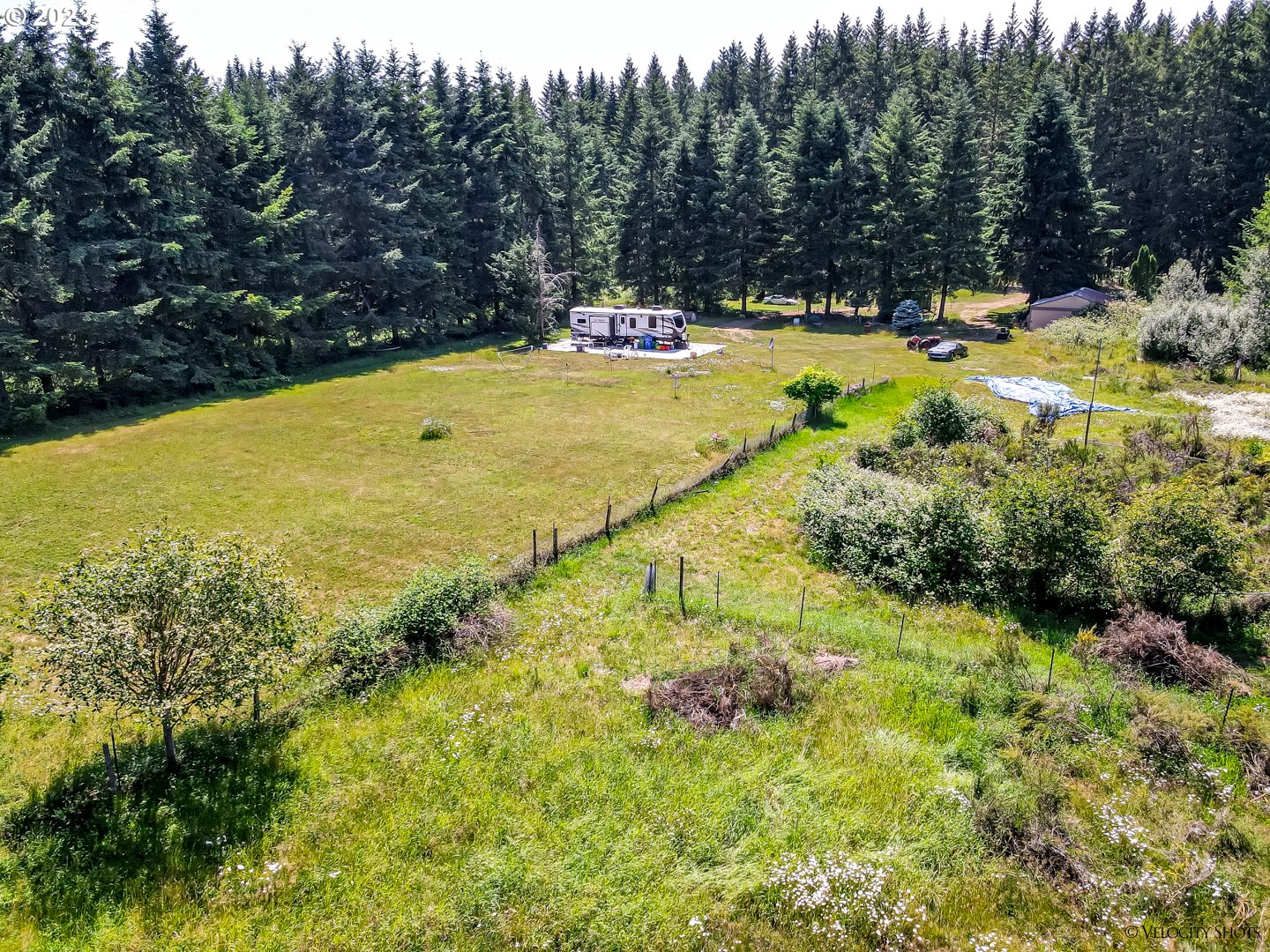 38971 Southeast Rude Road Sandy, OR 97055 - Photo 39 of 46 a view of a swimming pool and trees in the background