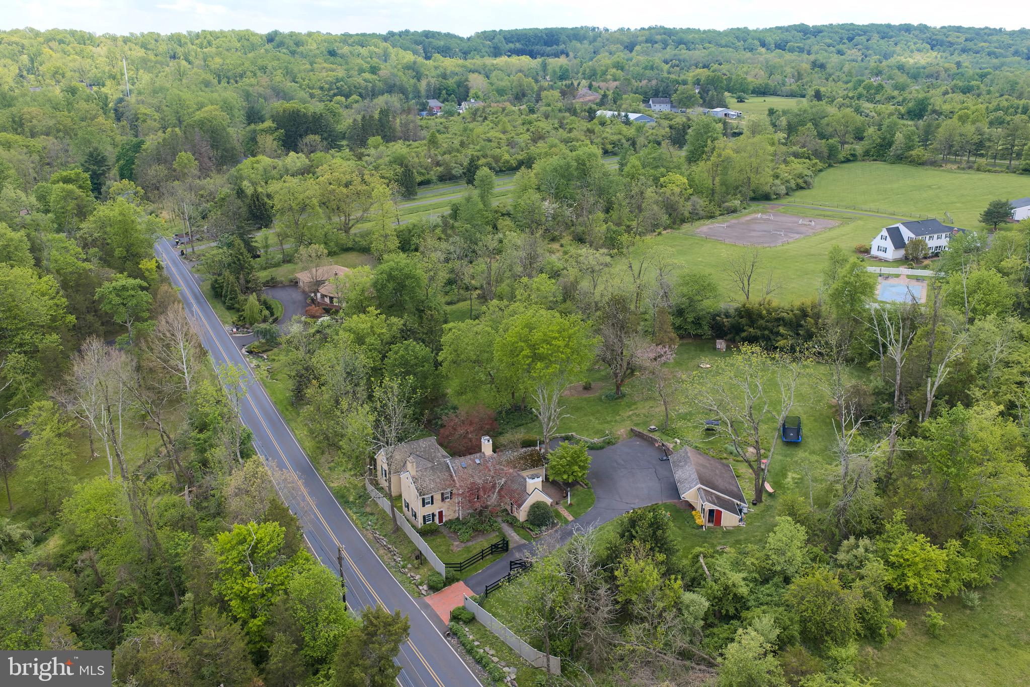 2135 South Sugan Road New Hope, PA 18938 - Photo 46 of 46 Aerial view
