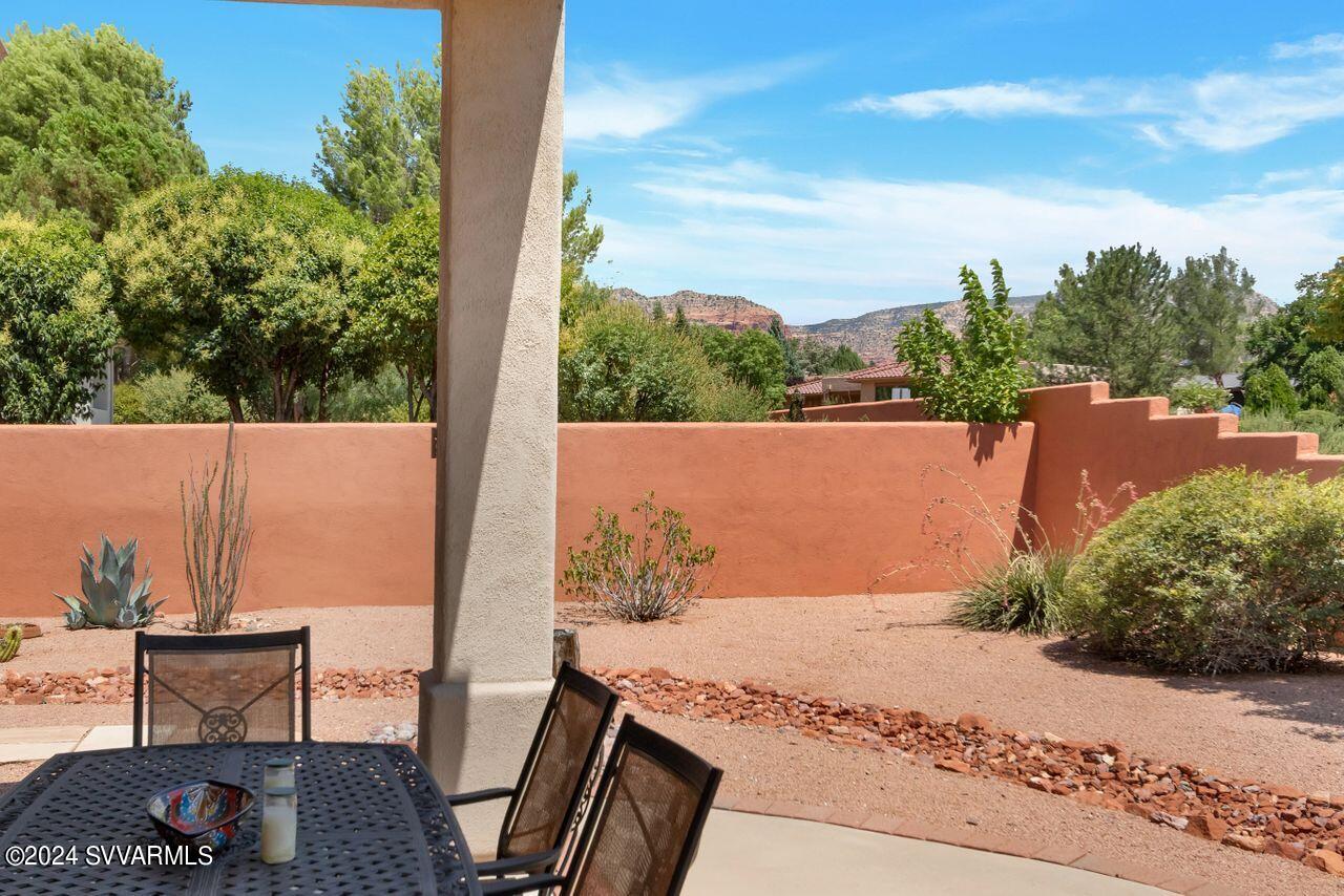 245 Ridge Rock Road Sedona, AZ 86351 - Photo 32 of 40 Backyard from Covered Patio