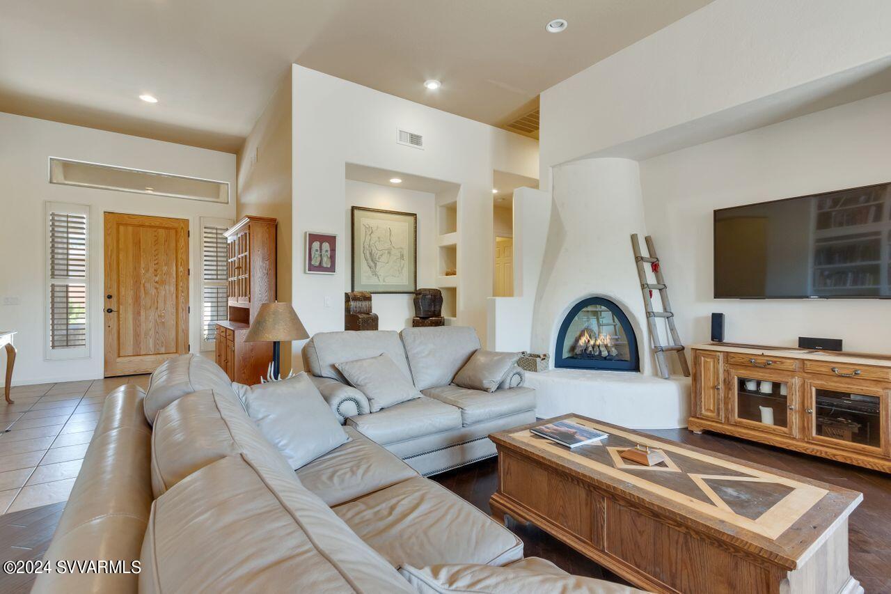 Living Room with Front Entry