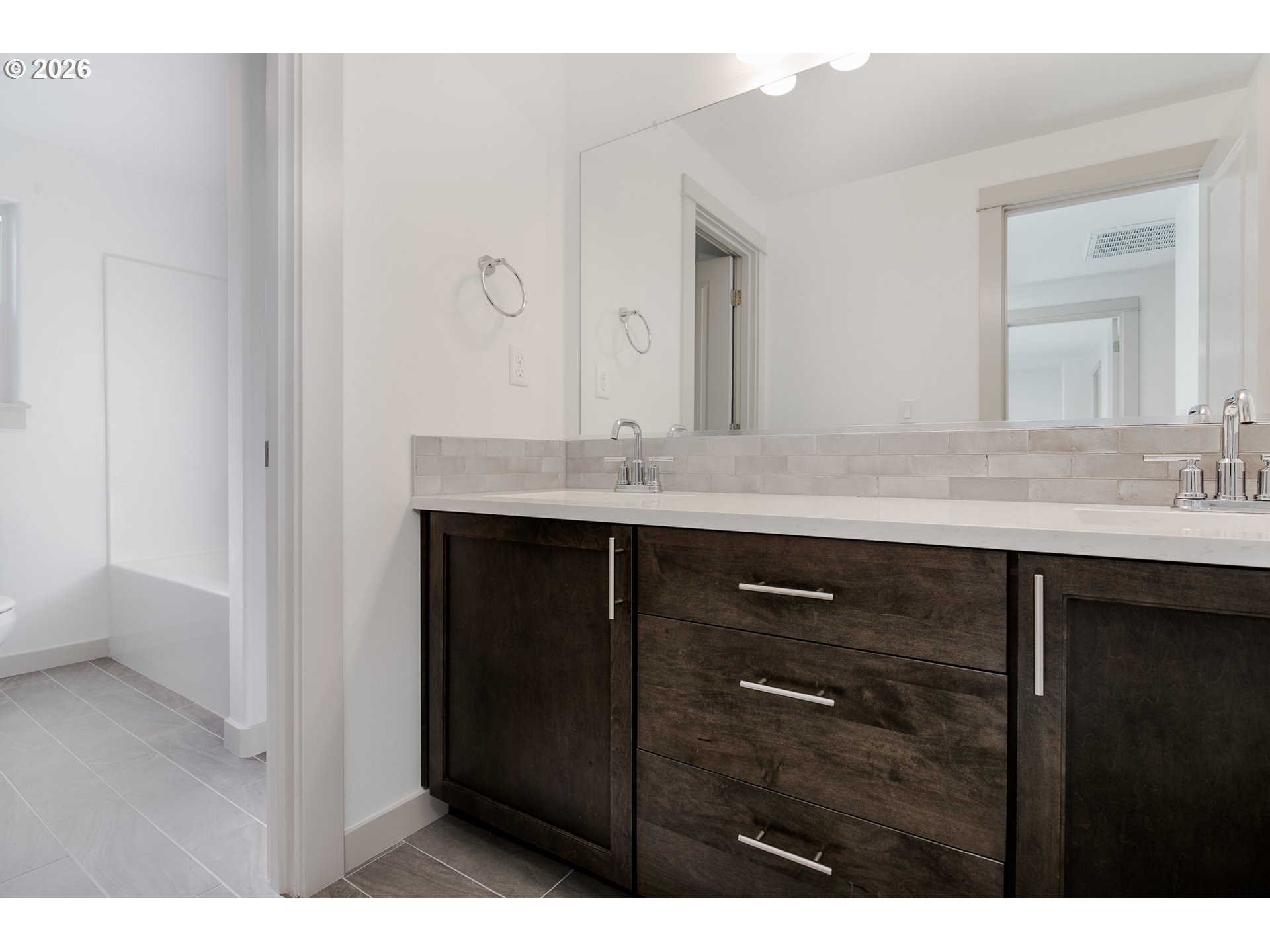 3714 Weldon Lane Eugene, OR 97403 - Photo 18 of 36 a bathroom with a sink and a mirror