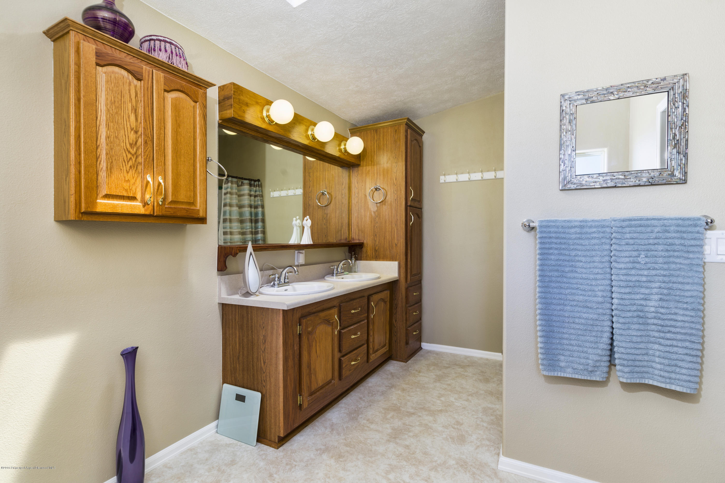 630 Lariat Road Silt, CO 81652 - Photo 14 of 21 a bathroom with a sink and a mirror