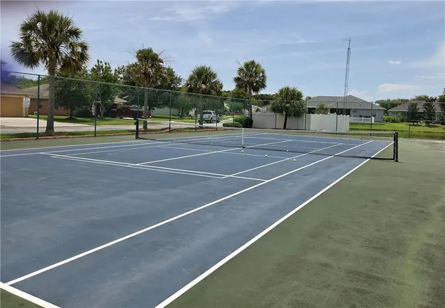 a view of a tennis court